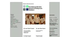 Desktop Screenshot of gemeinschaftspraxis-wallduern.de